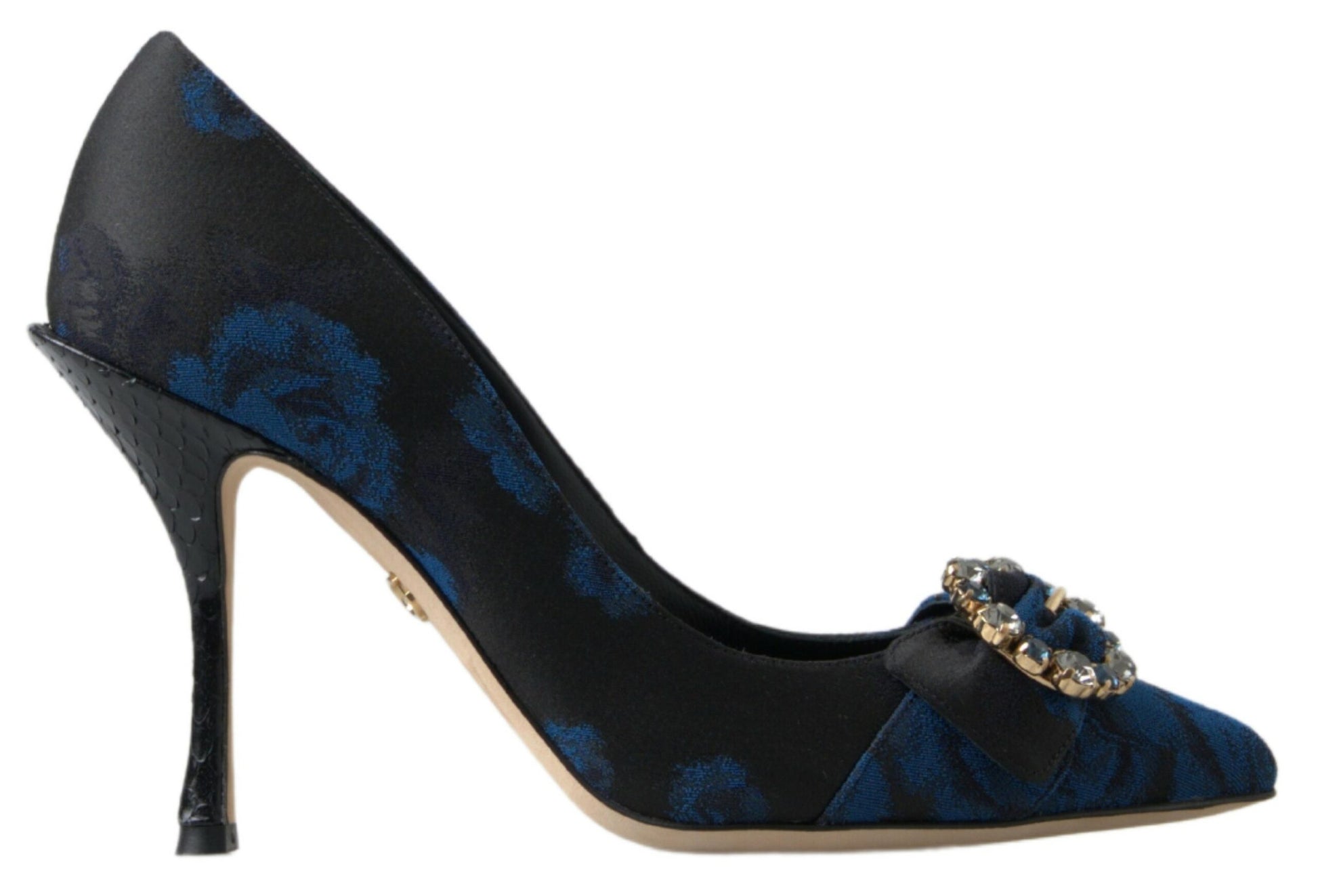 Blaue Blumen Ayers Kristall Pumps Schuhe