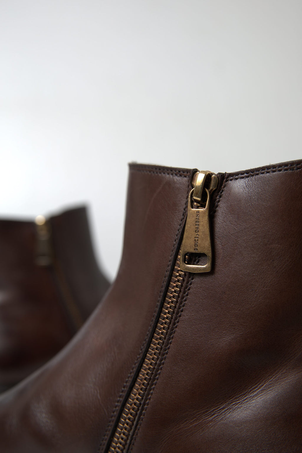 Braune Leder Chelsea Herrenstiefel
