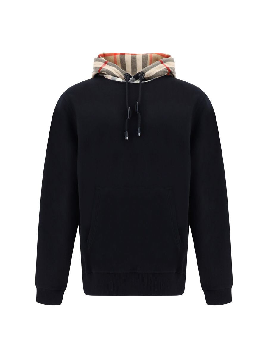 Eleganter Oversize-Kapuzenpullover Samuel in Schwarz