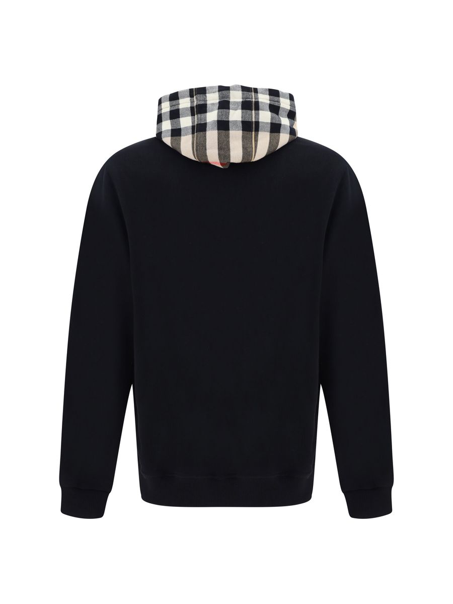Eleganter Oversize-Kapuzenpullover Samuel in Schwarz