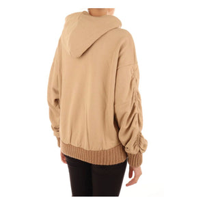 Schicker Oversize-Hoodie aus Baumwolle mit Rüschenärmeln