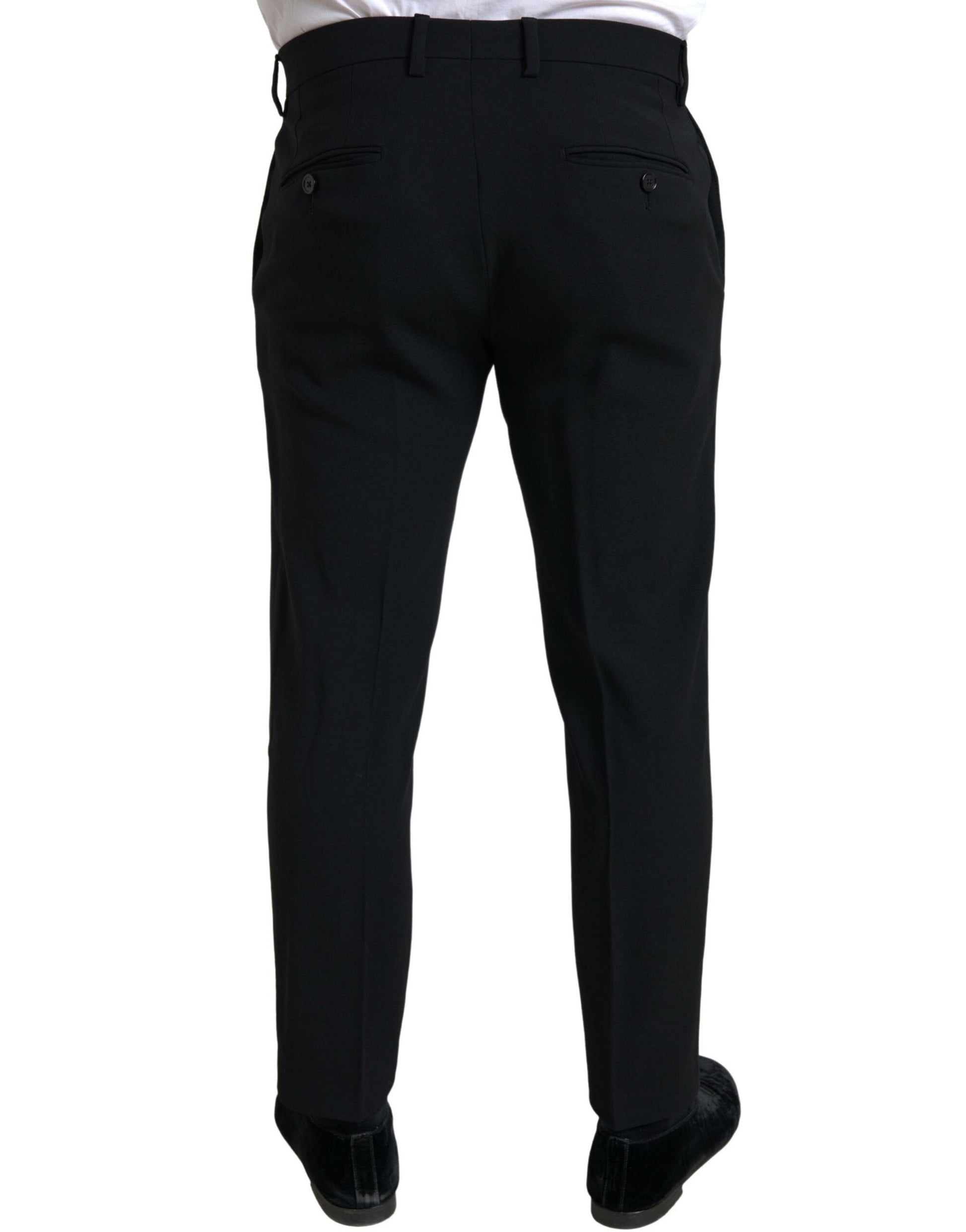 Dolce & Gabbana Black 2 Piece Double Breasted SICILIA Suit