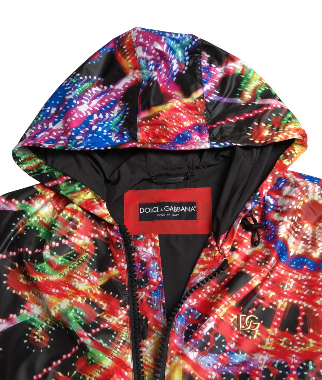 Mehrfarbiger Kapuzenpullover