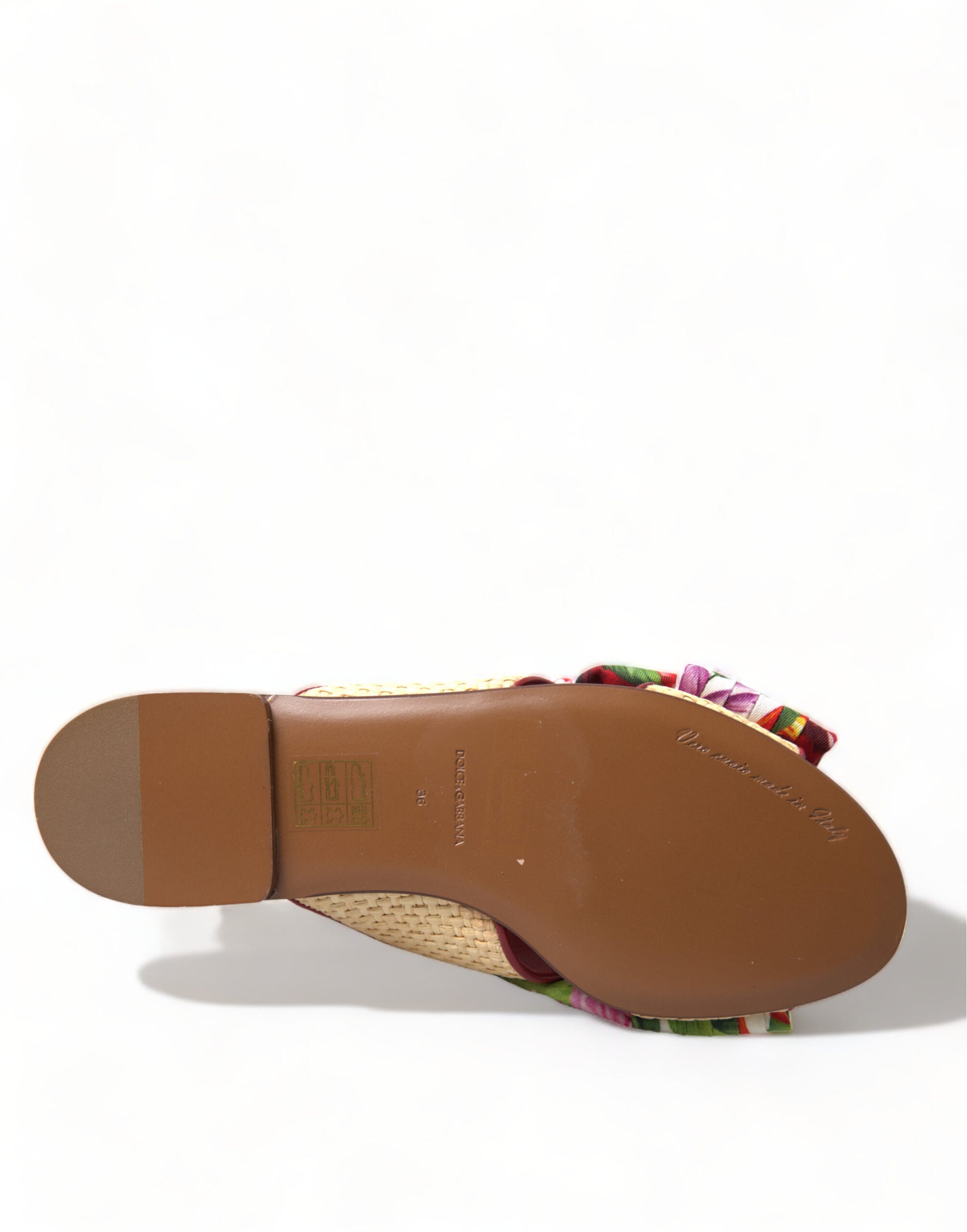 Mehrfarbige Blumen-Flats-Kristall-Sandalen