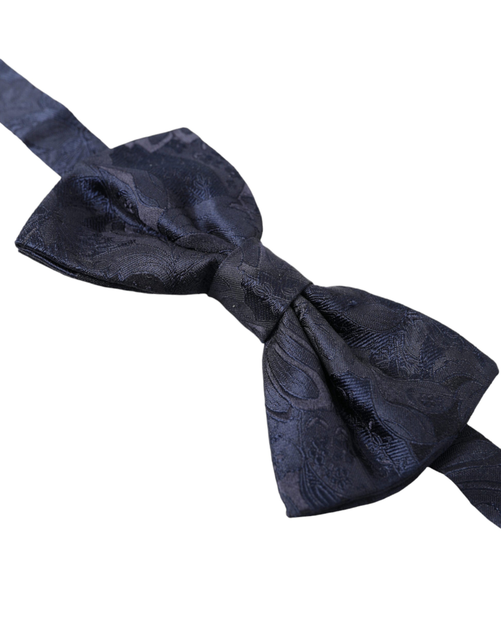 Blaue, verstellbare Papillon-Fliege aus Seide für Herren