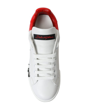 Weiß Rot Lace Up Damen Low Top Sneakers Schuhe