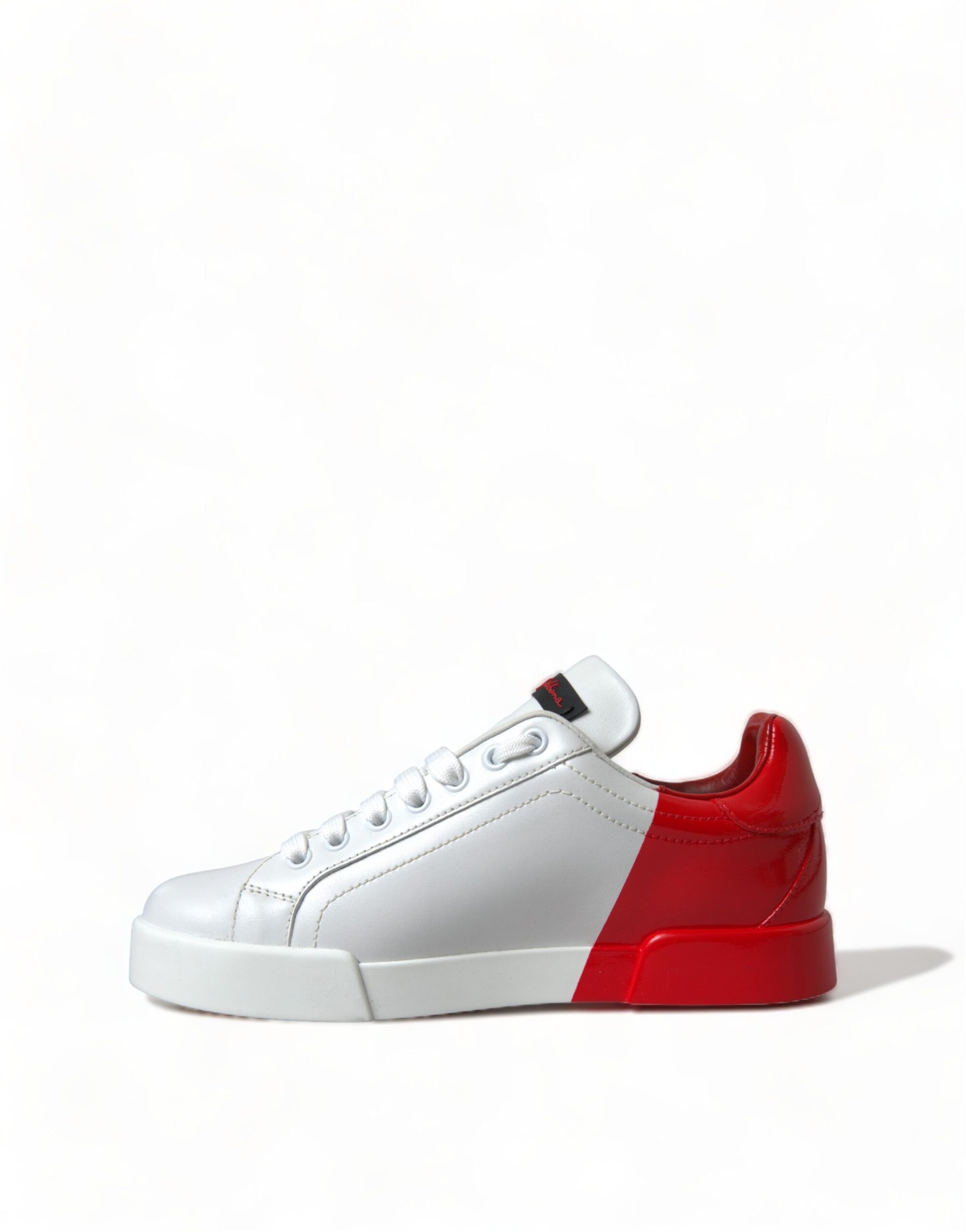 Weiß Rot Lace Up Damen Low Top Sneakers Schuhe