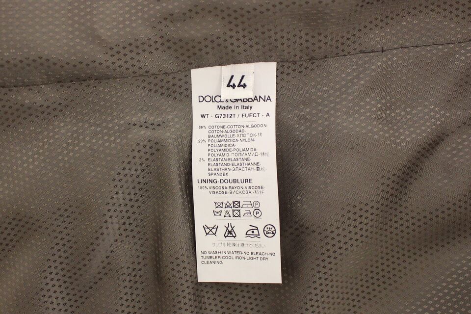 Beigefarbene Blazerjacke aus Baumwolle
