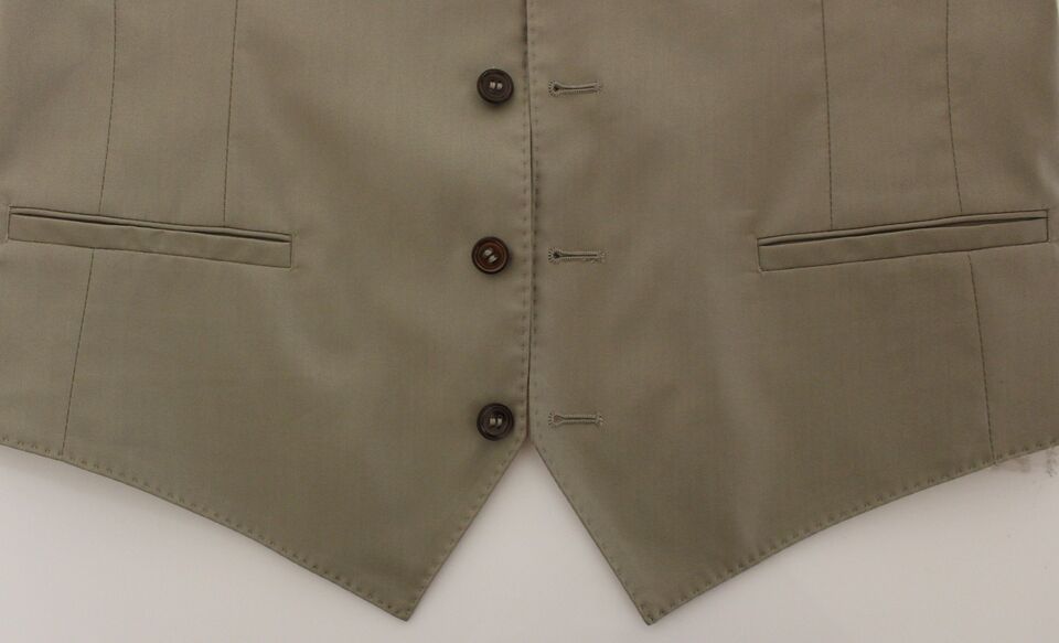 Beigefarbene Blazerjacke aus Baumwolle