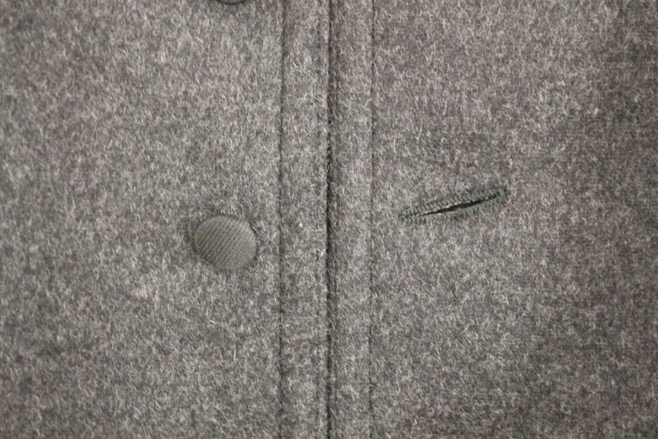 Graue Weste aus Wollmischung mit Logo