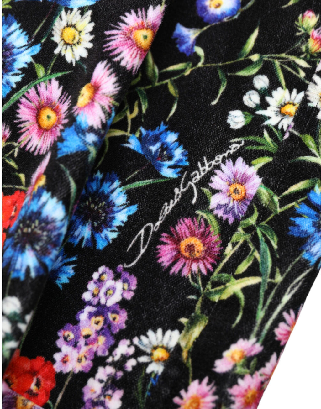 Schwarze Hotpants-Shorts mit Blumenmuster und hoher Taille