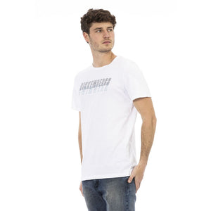 Weißes Herren-T-Shirt aus Baumwolle