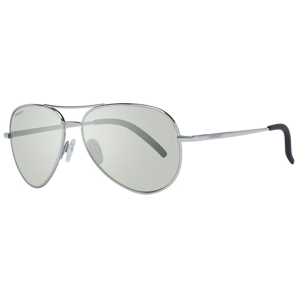 Silberne Unisex-Sonnenbrille