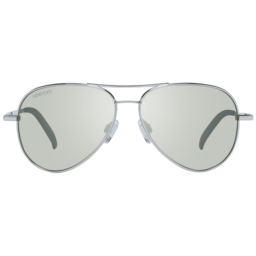 Silberne Unisex-Sonnenbrille