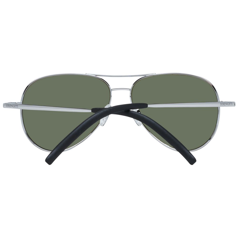Silberne Unisex-Sonnenbrille