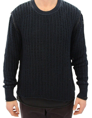 Blue Runway Netz Pullover Netzpullover