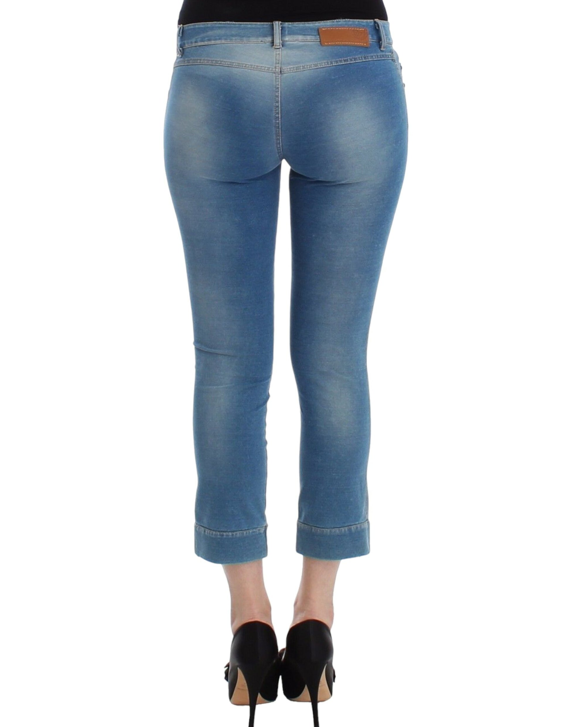 Strandmode Blue Jeans Caprihose Cropped