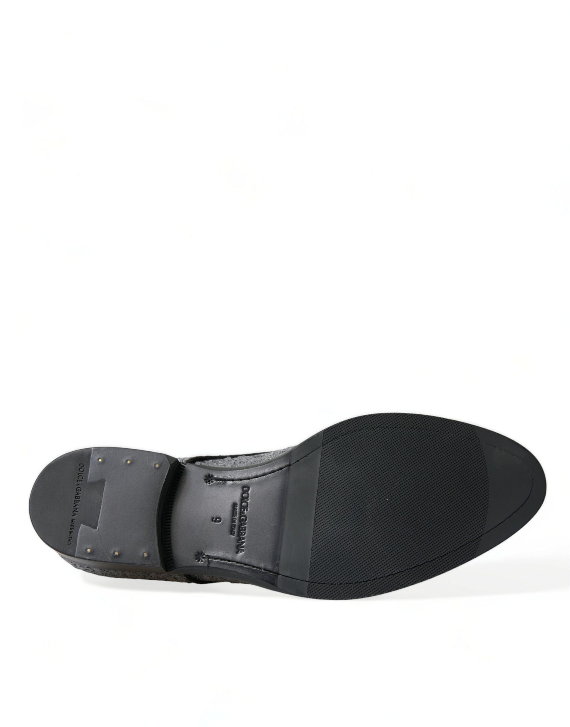 Silberne Derby-Schnürschuhe mit Pailletten für Herren