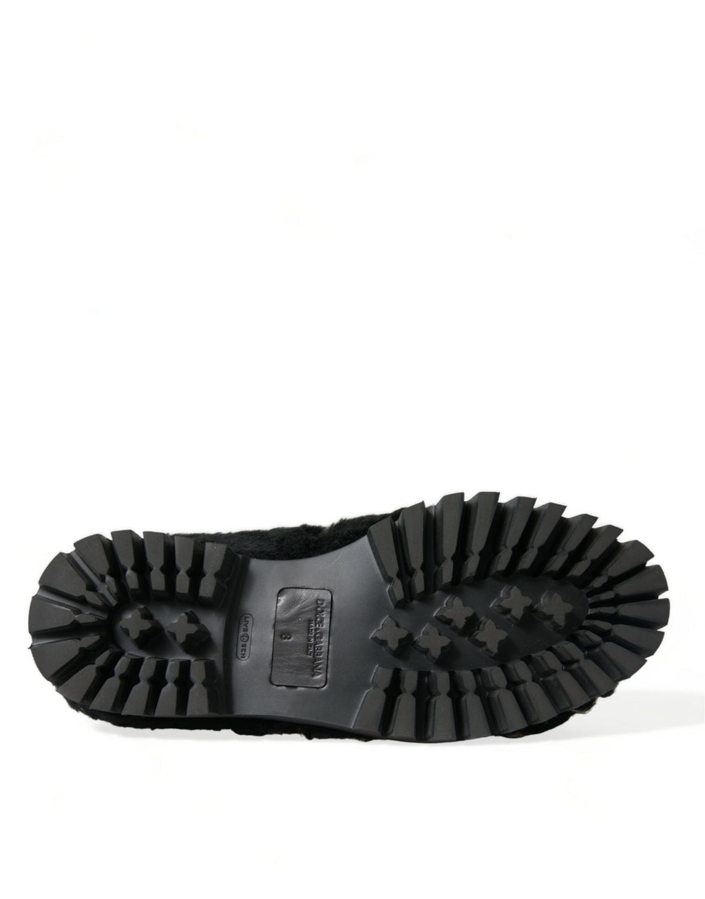 Schwarze Pelz-Leder-Hausschuhe, Abendschuhe