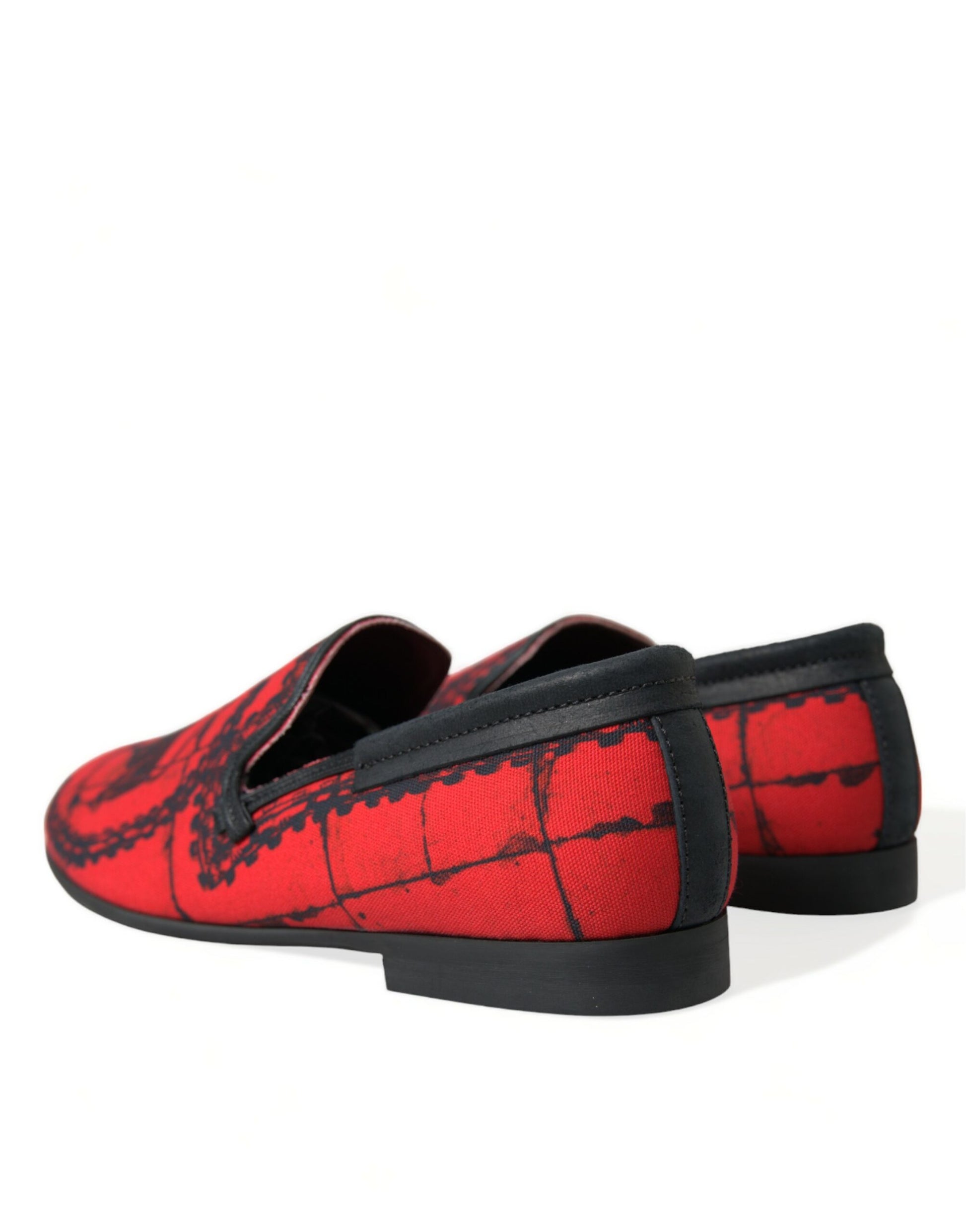 Rot Schwarz Torero Loafers Hausschuhe Herren Schuhe