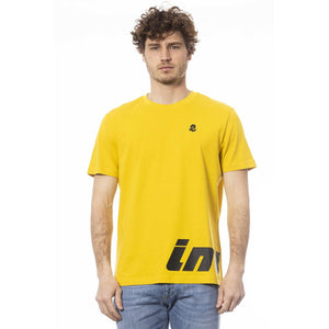 Gelbes Herren-T-Shirt aus Baumwolle