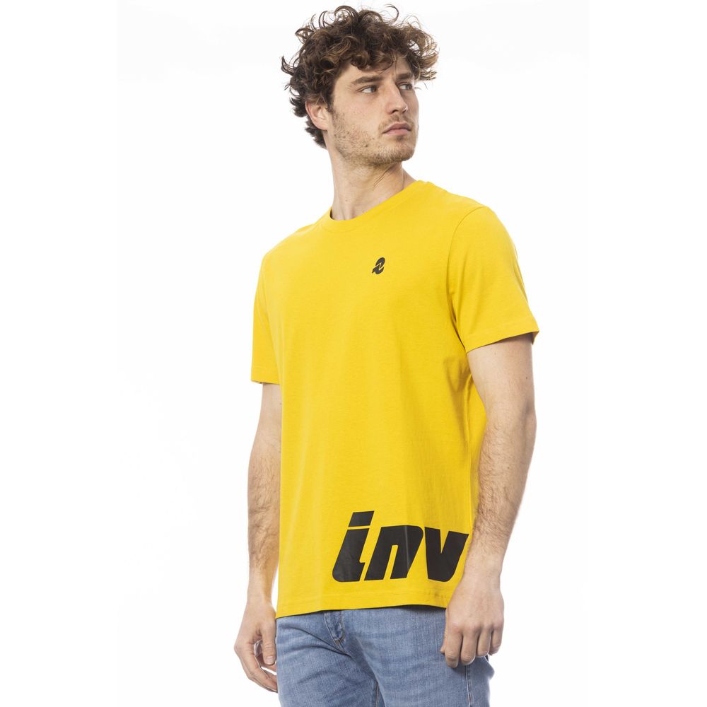 Gelbes Herren-T-Shirt aus Baumwolle