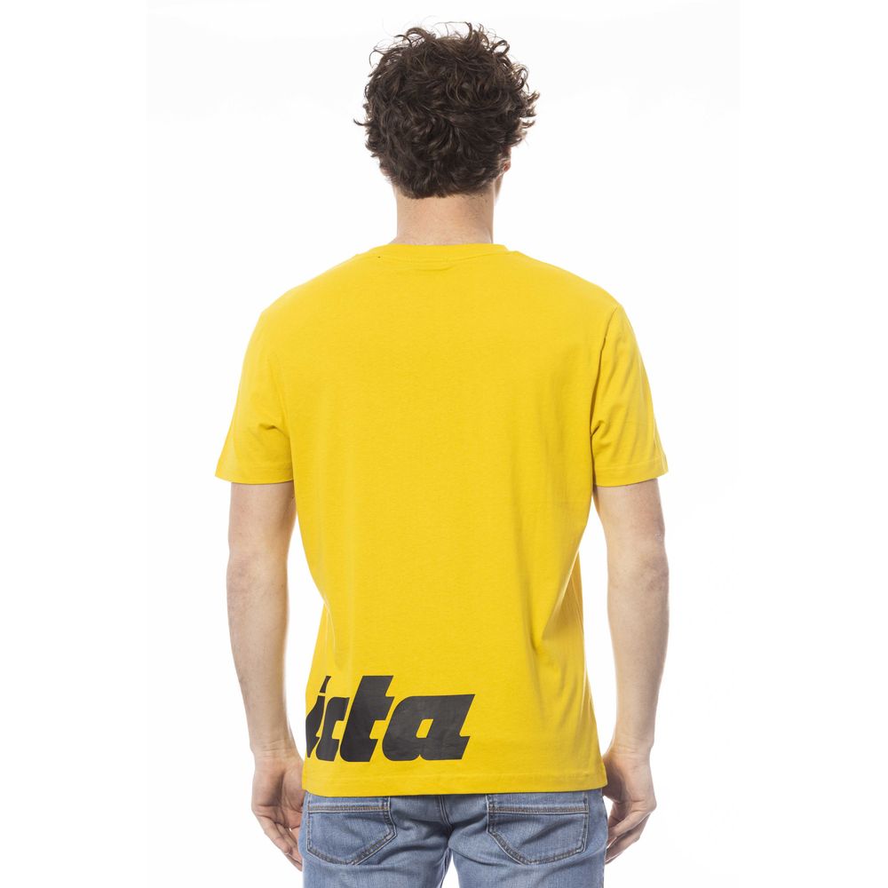 Gelbes Herren-T-Shirt aus Baumwolle