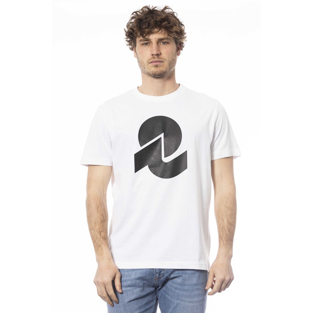 Weißes Herren-T-Shirt aus Baumwolle