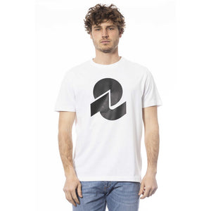 Weißes Herren-T-Shirt aus Baumwolle