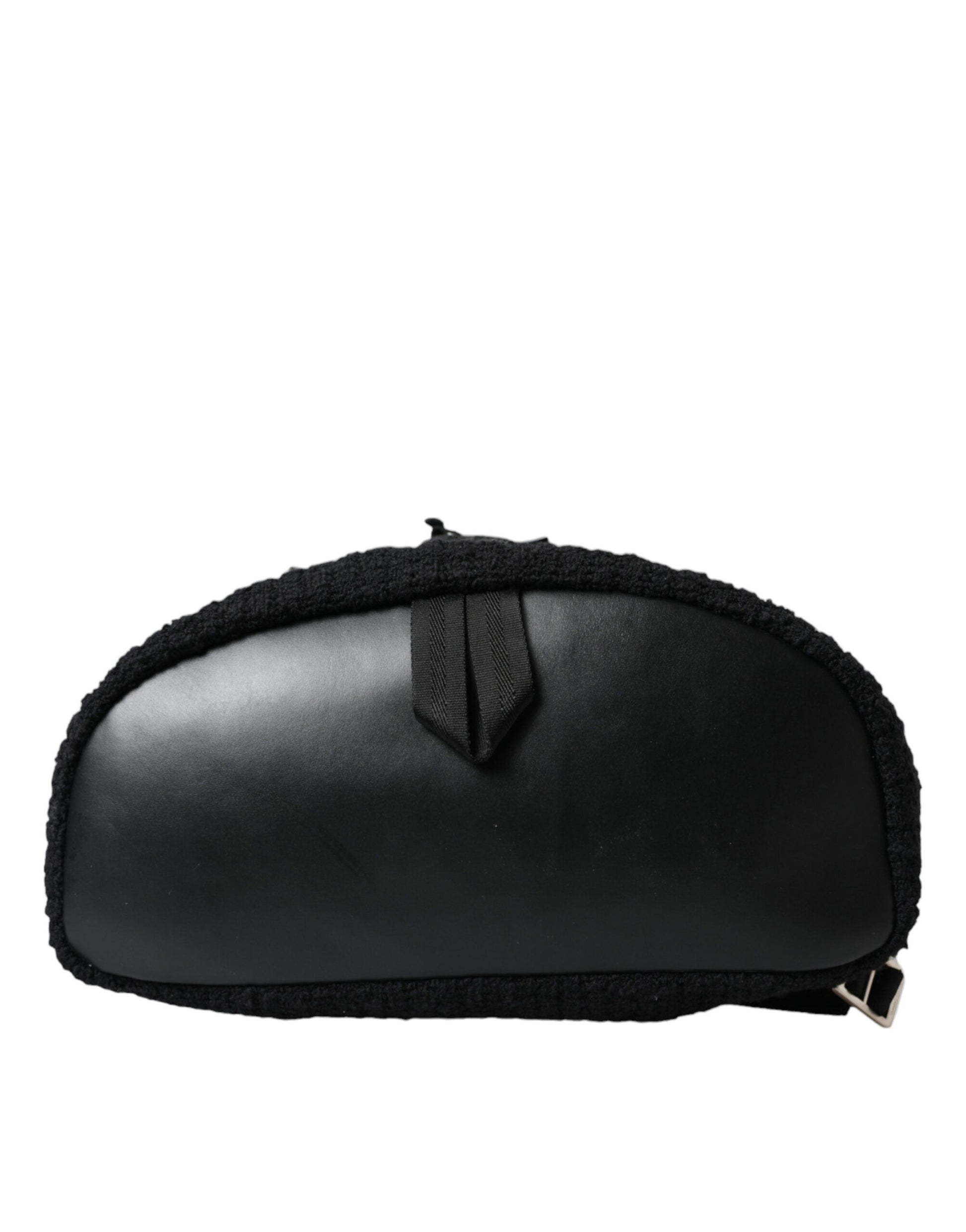 Schwarz Silber Wolle Zaino Tricot Rucksack Männer Tasche