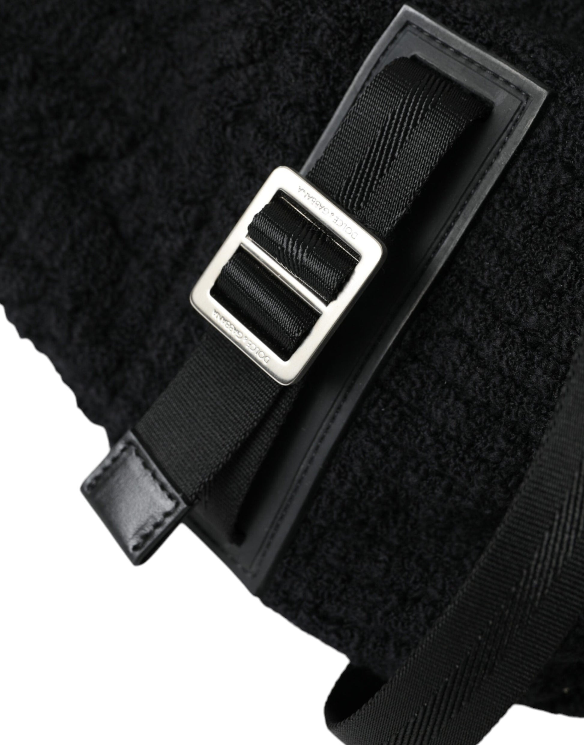 Schwarz Silber Wolle Zaino Tricot Rucksack Männer Tasche