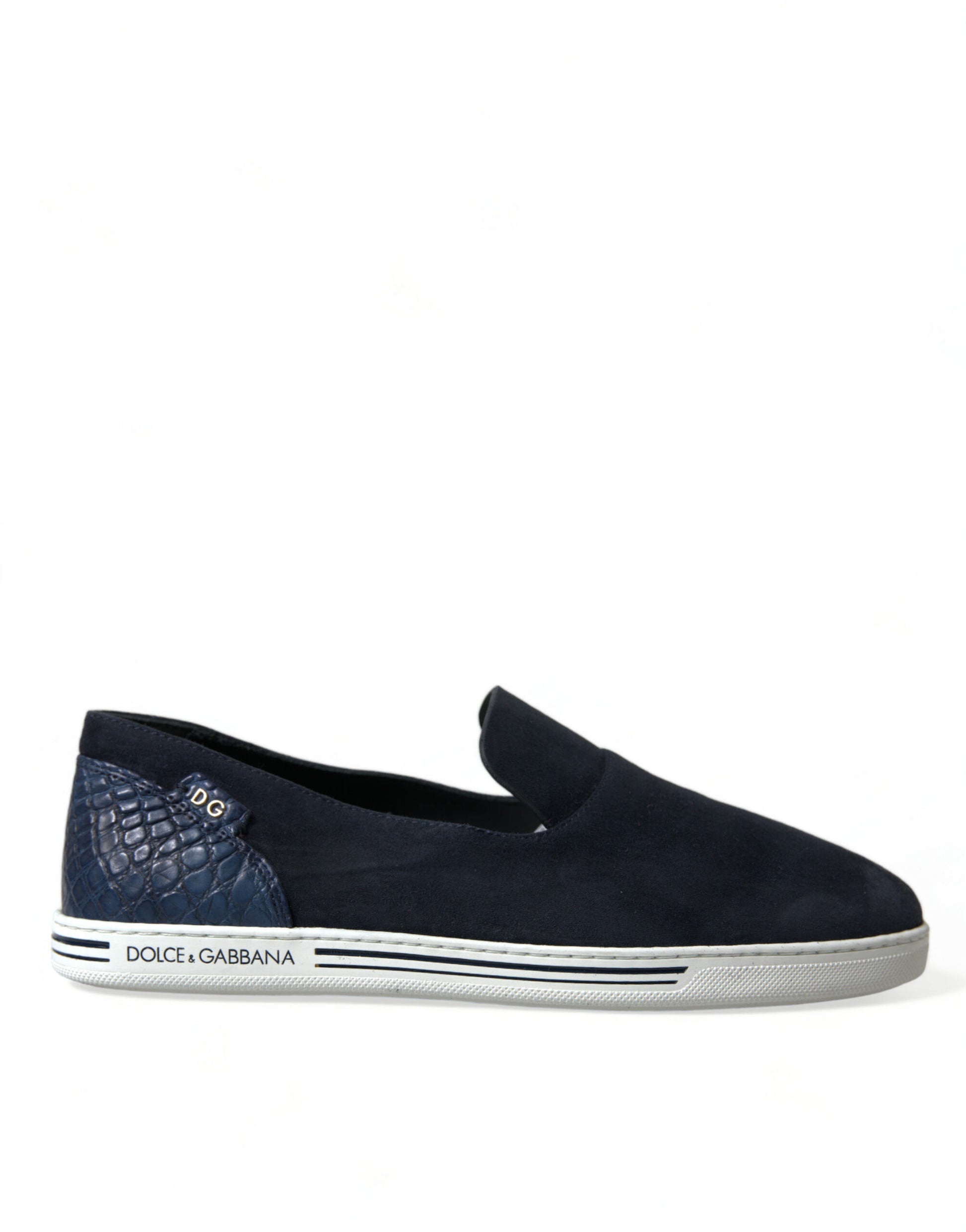Blaue Wildleder-Loafer „Caiman“ von Saint Tropez