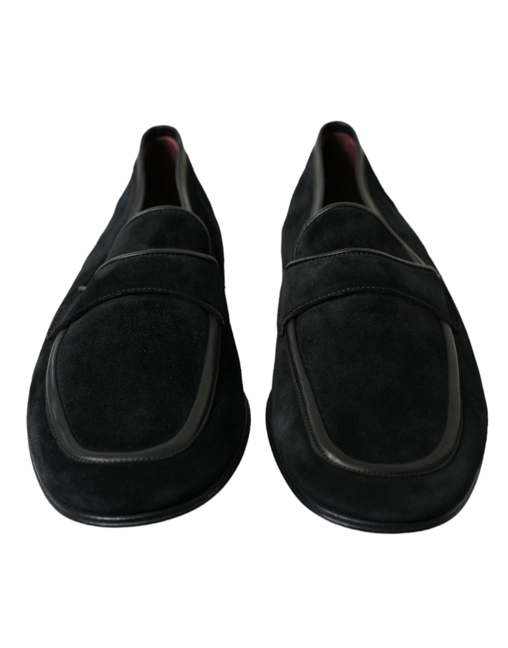 Schwarze Slipper aus Samt