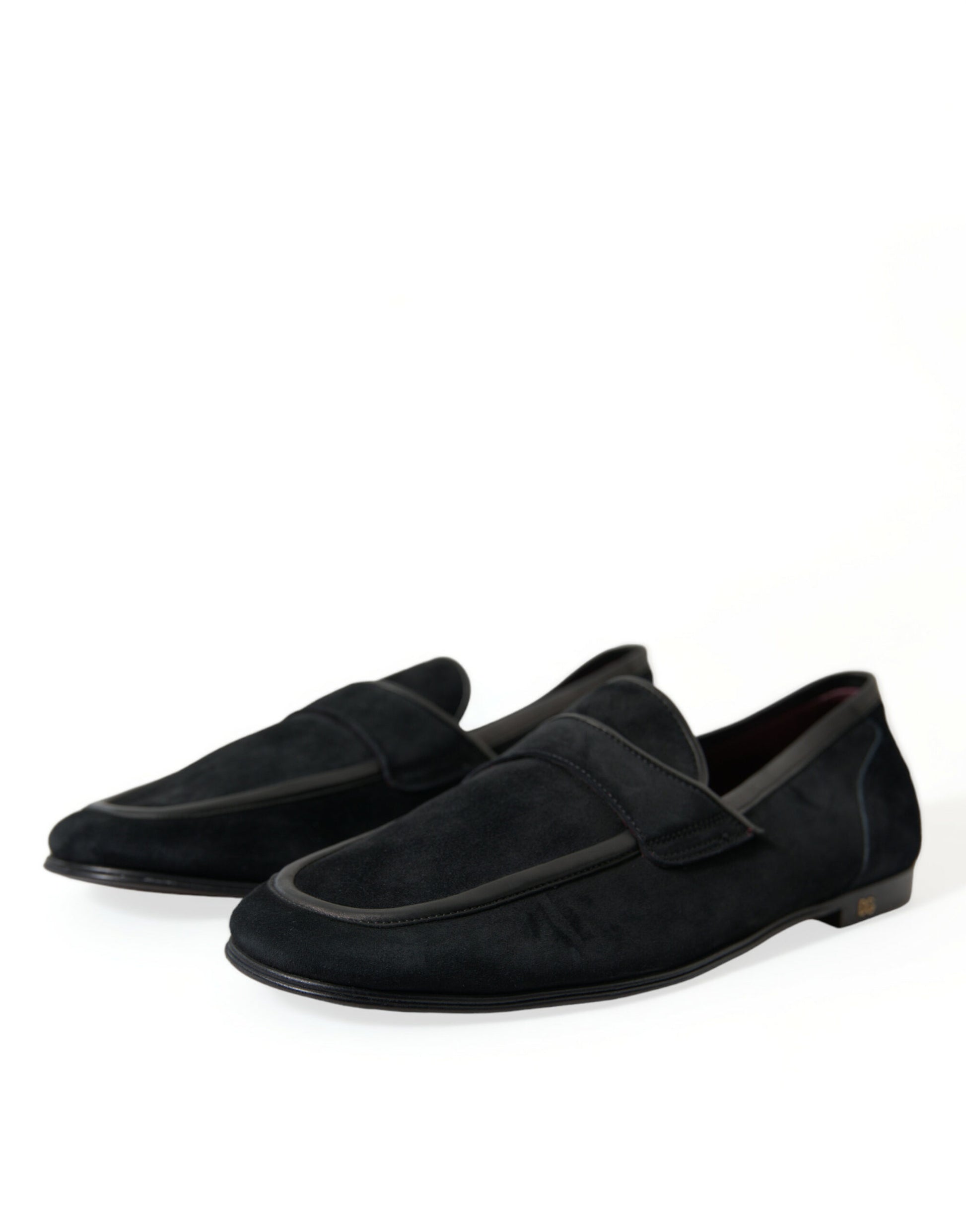Schwarze Slipper aus Samt