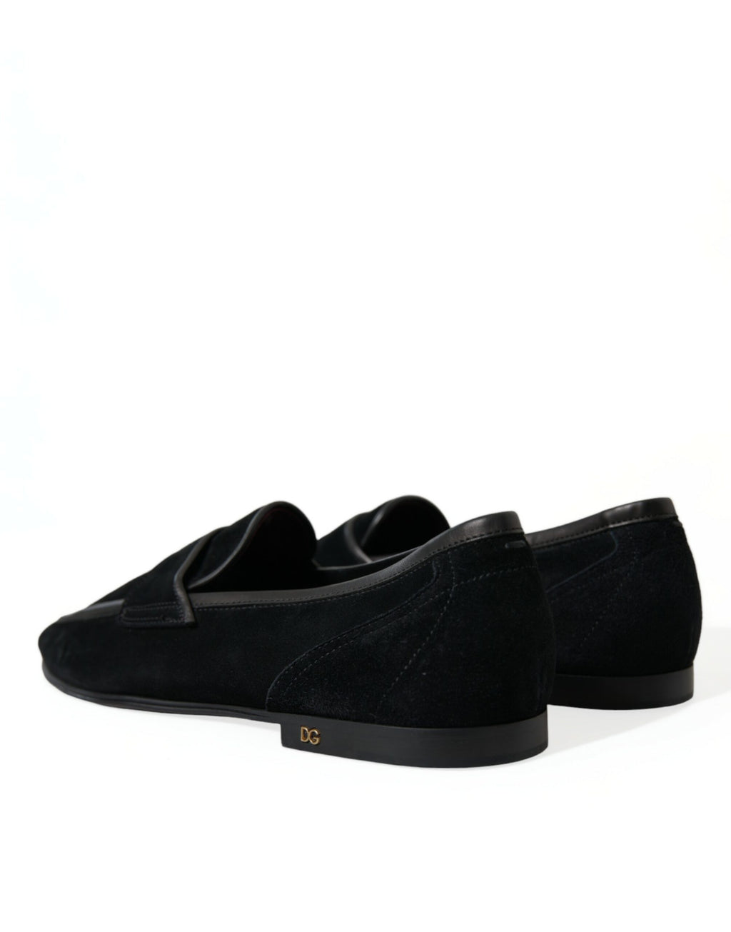 Schwarze Slipper aus Samt