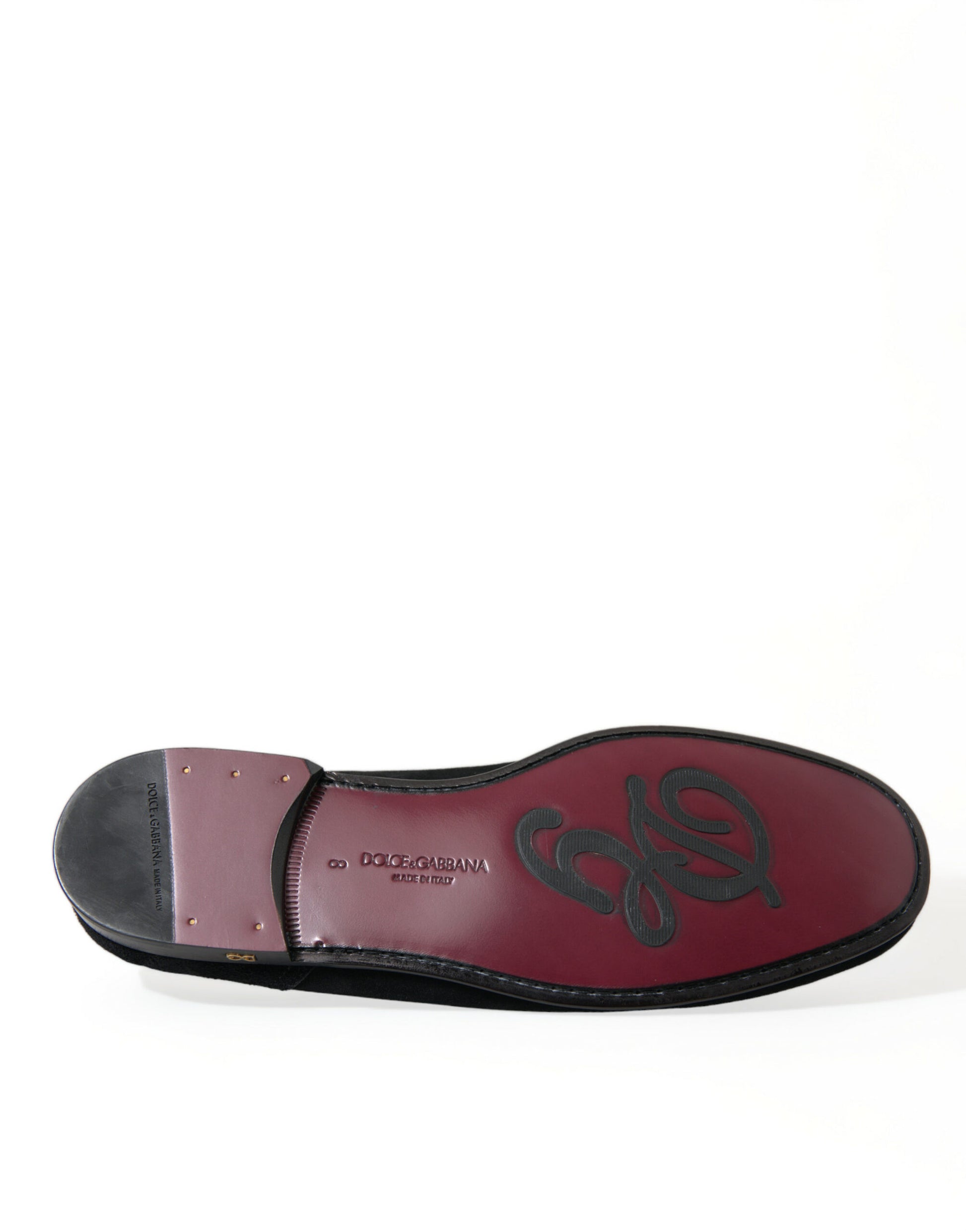 Schwarze Slipper aus Samt