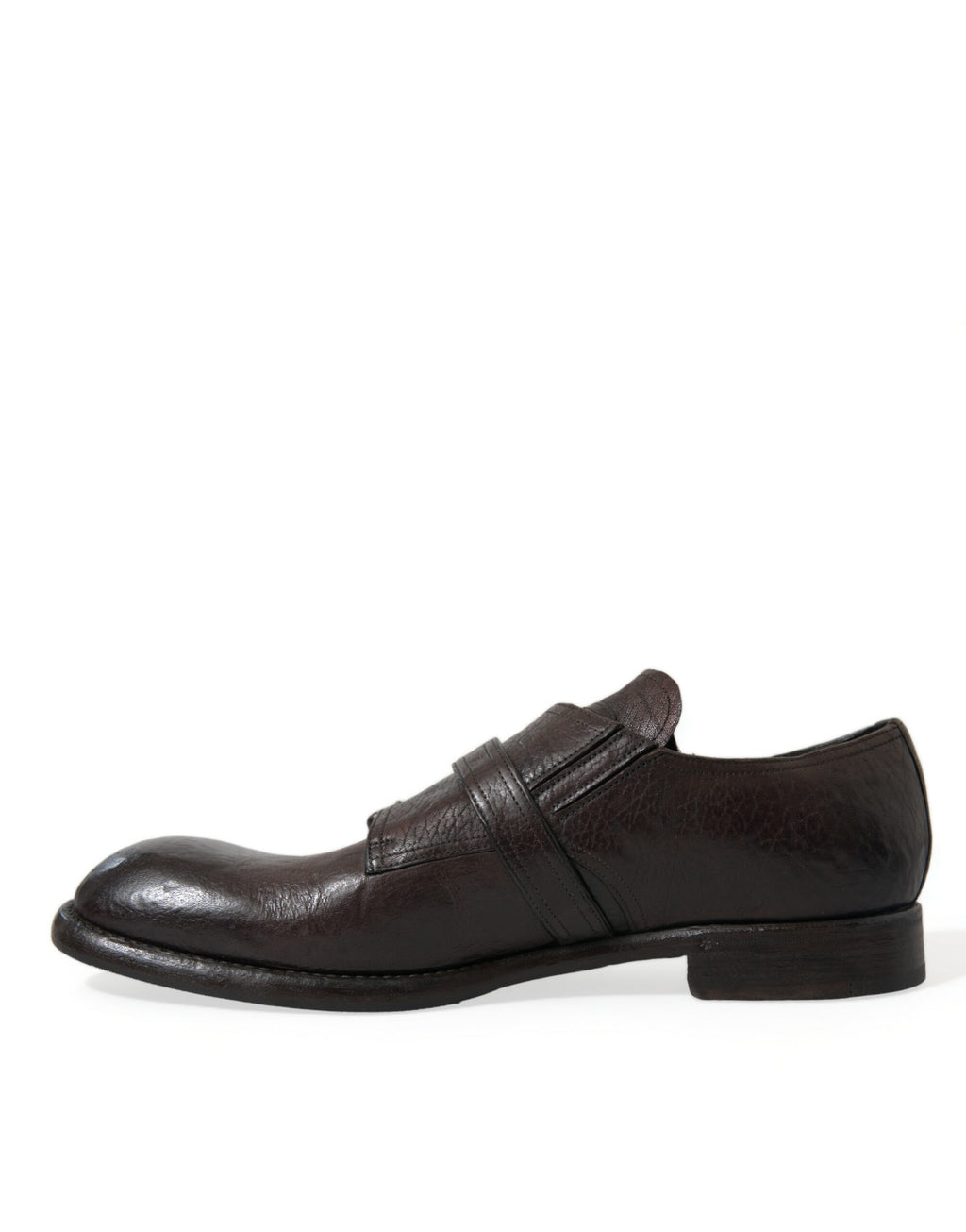 Braune formelle Schuhe mit Lederriemen