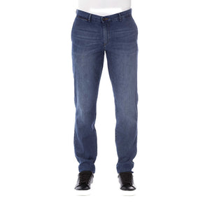 Blaue Baumwolljeans für Herren