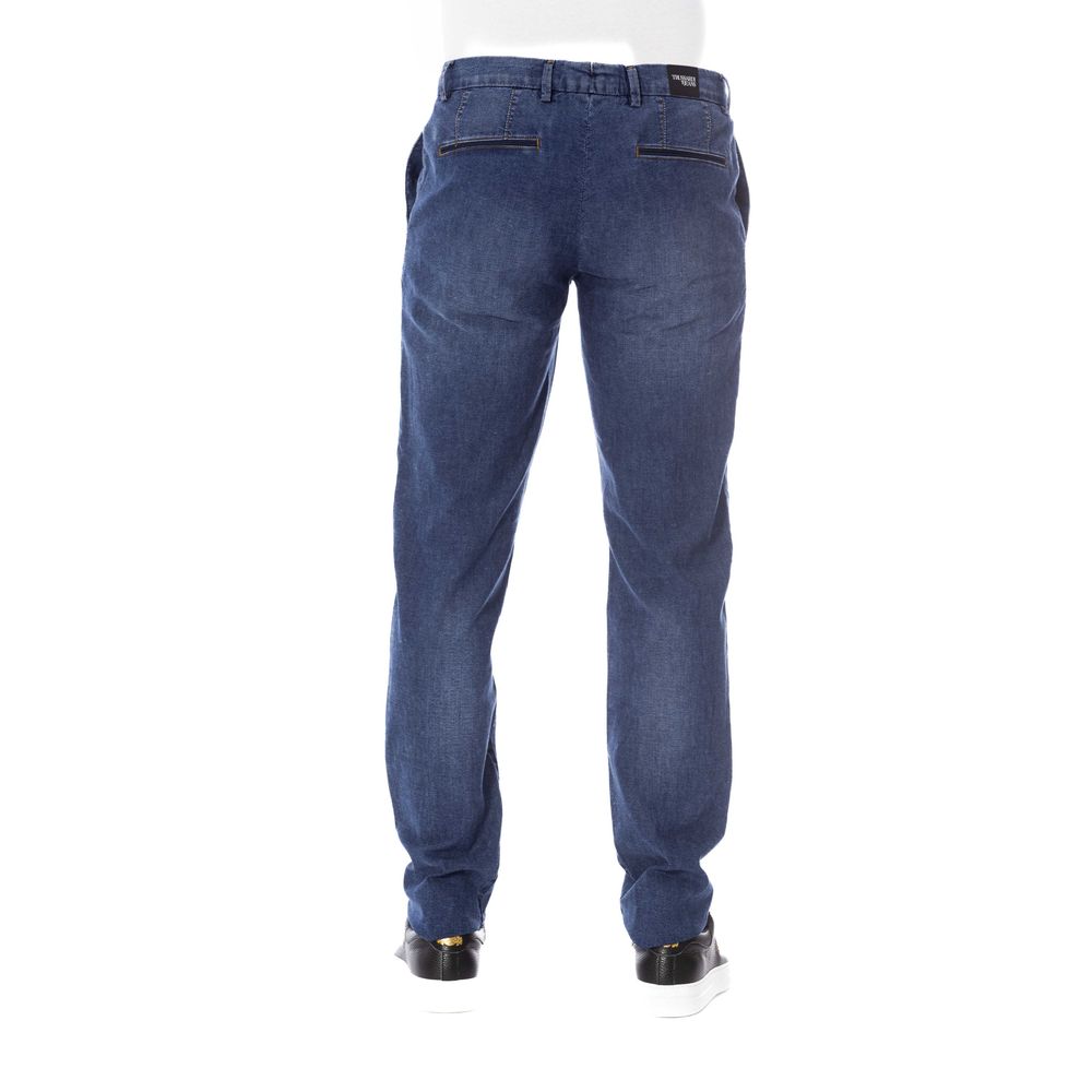 Blaue Baumwolljeans für Herren