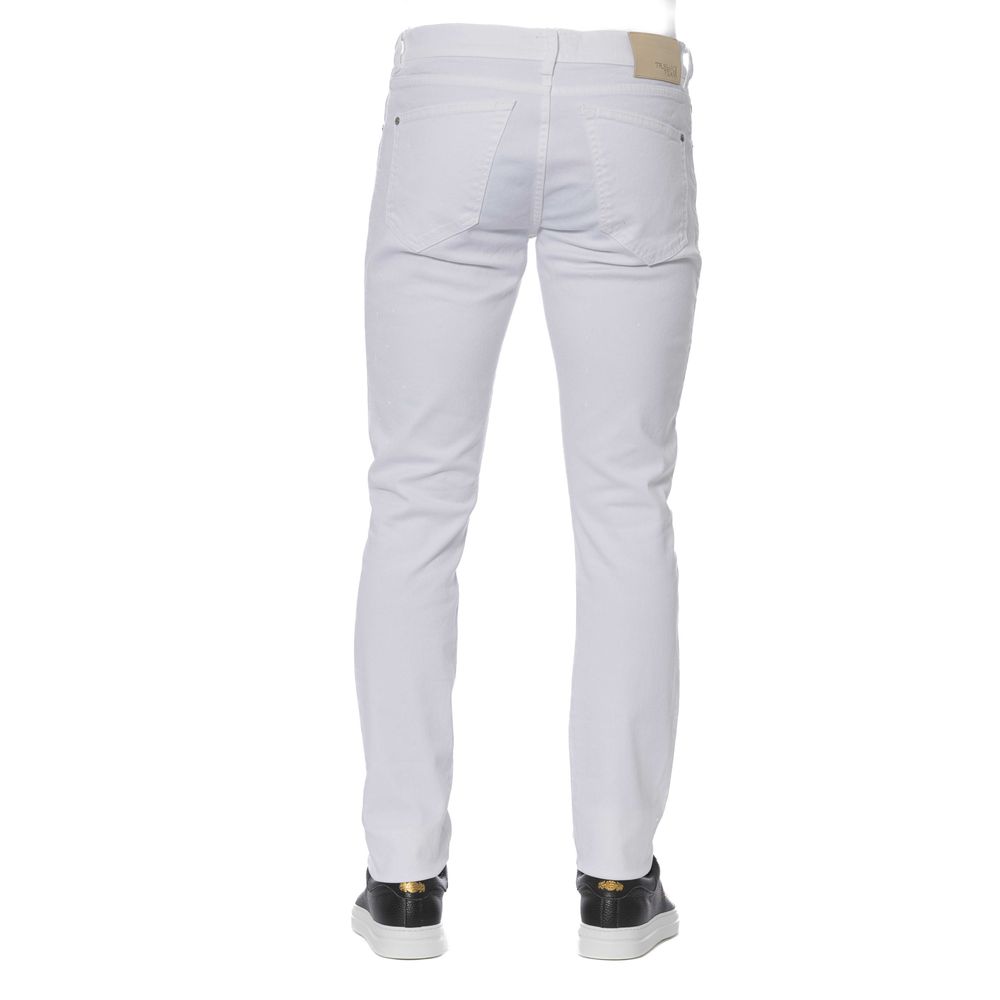 Weiße Herrenjeans aus Baumwolle
