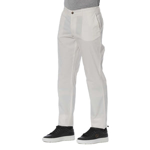 Weiße Herrenhose aus Baumwolle