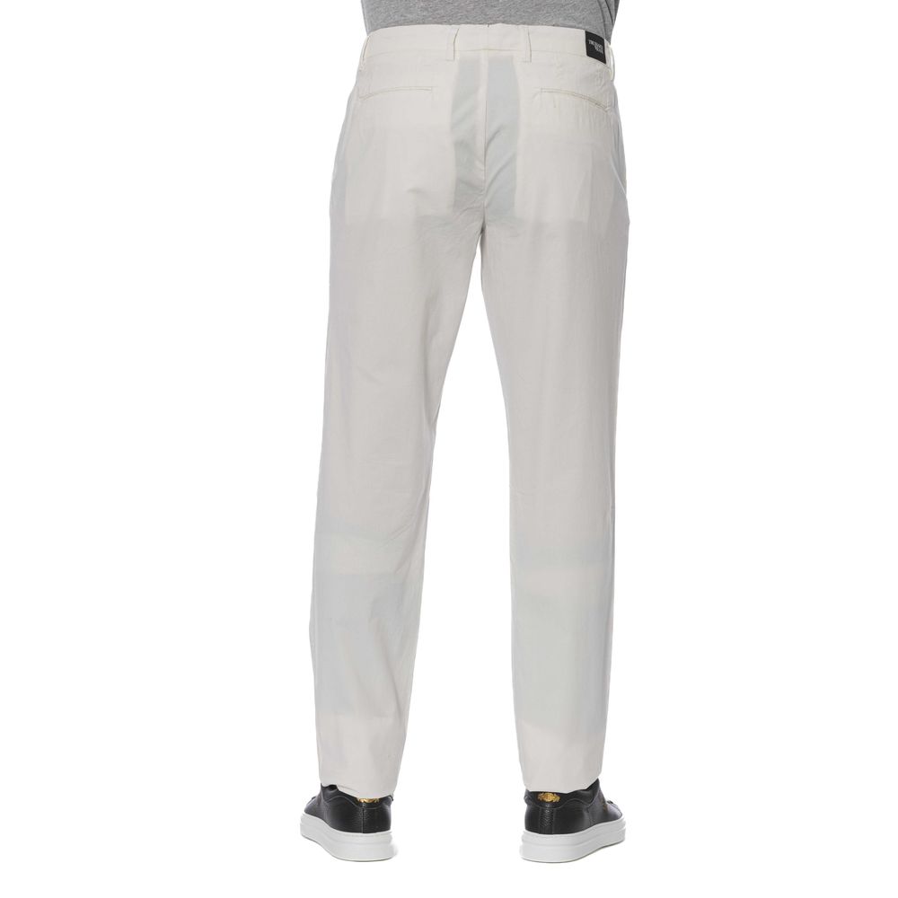Weiße Herrenhose aus Baumwolle