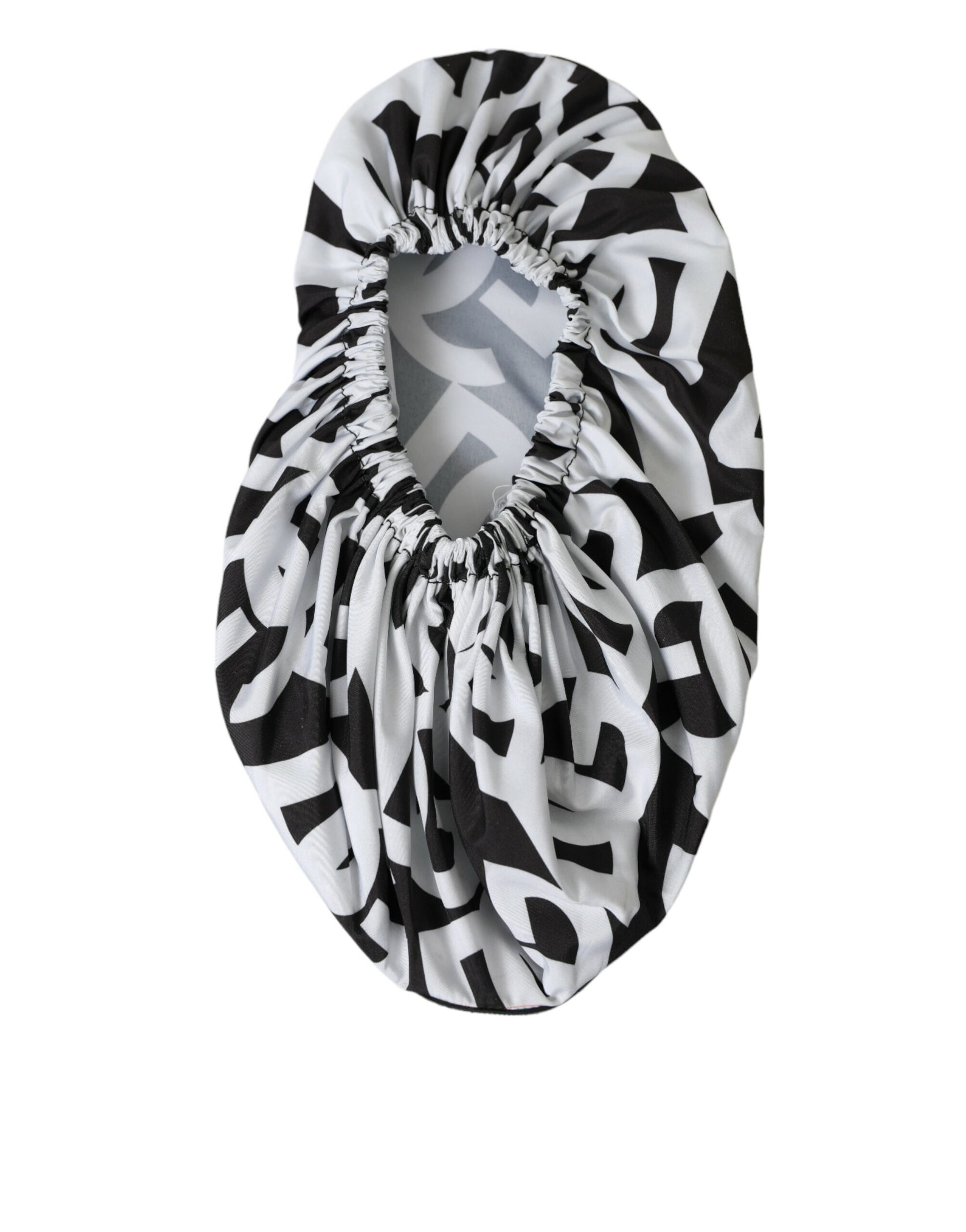 Weiße Slipper aus Nylon mit Logo-Print