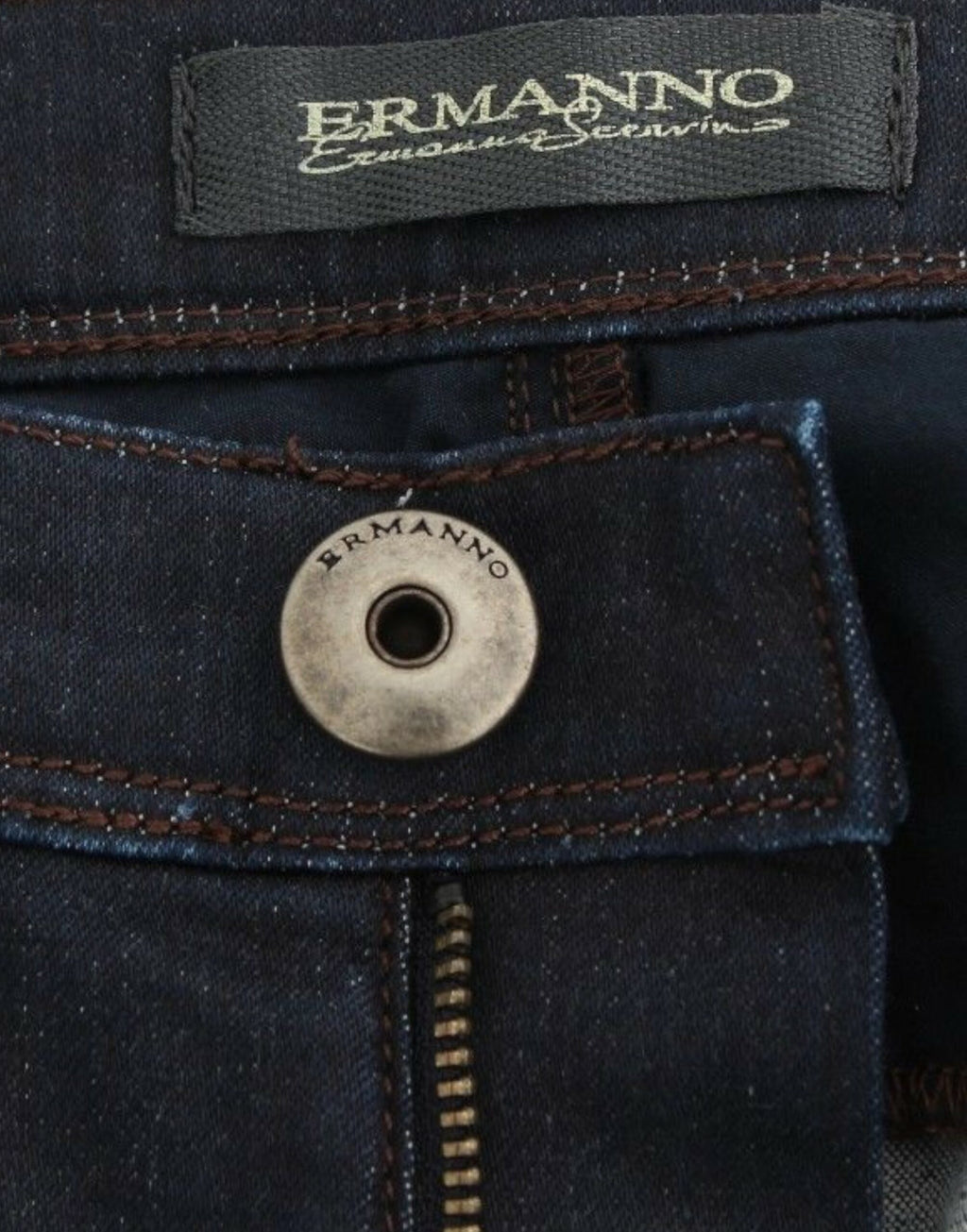 Blaue Slim Jeans Denim Hose Skinny Leg Stretch