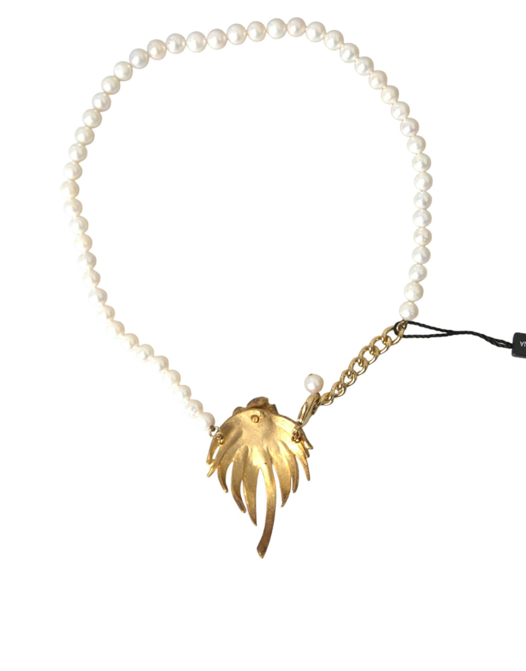 Gold Messing Kristall Perle Baum Anhänger Charm Halskette