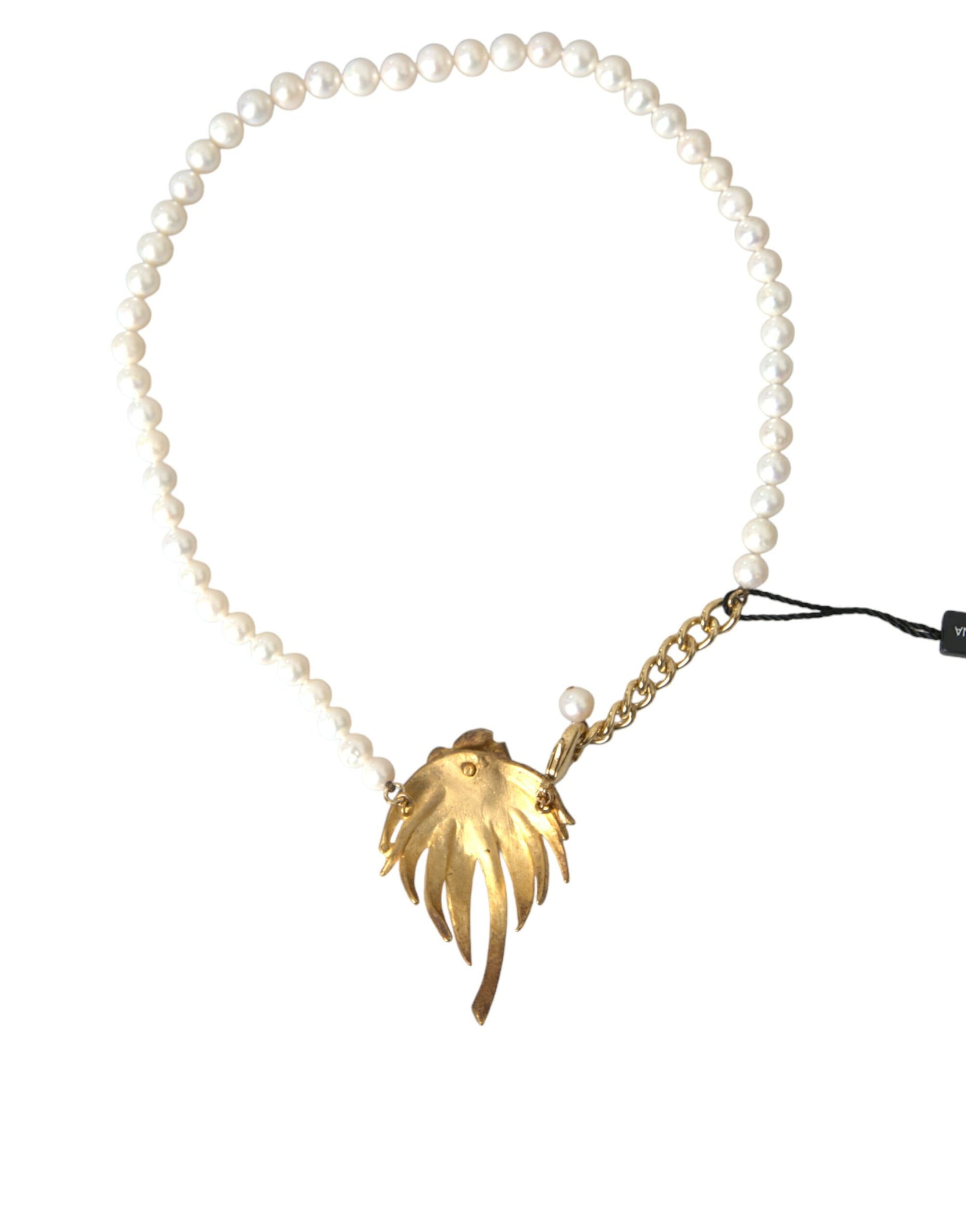 Gold Messing Kristall Perle Baum Anhänger Charm Halskette