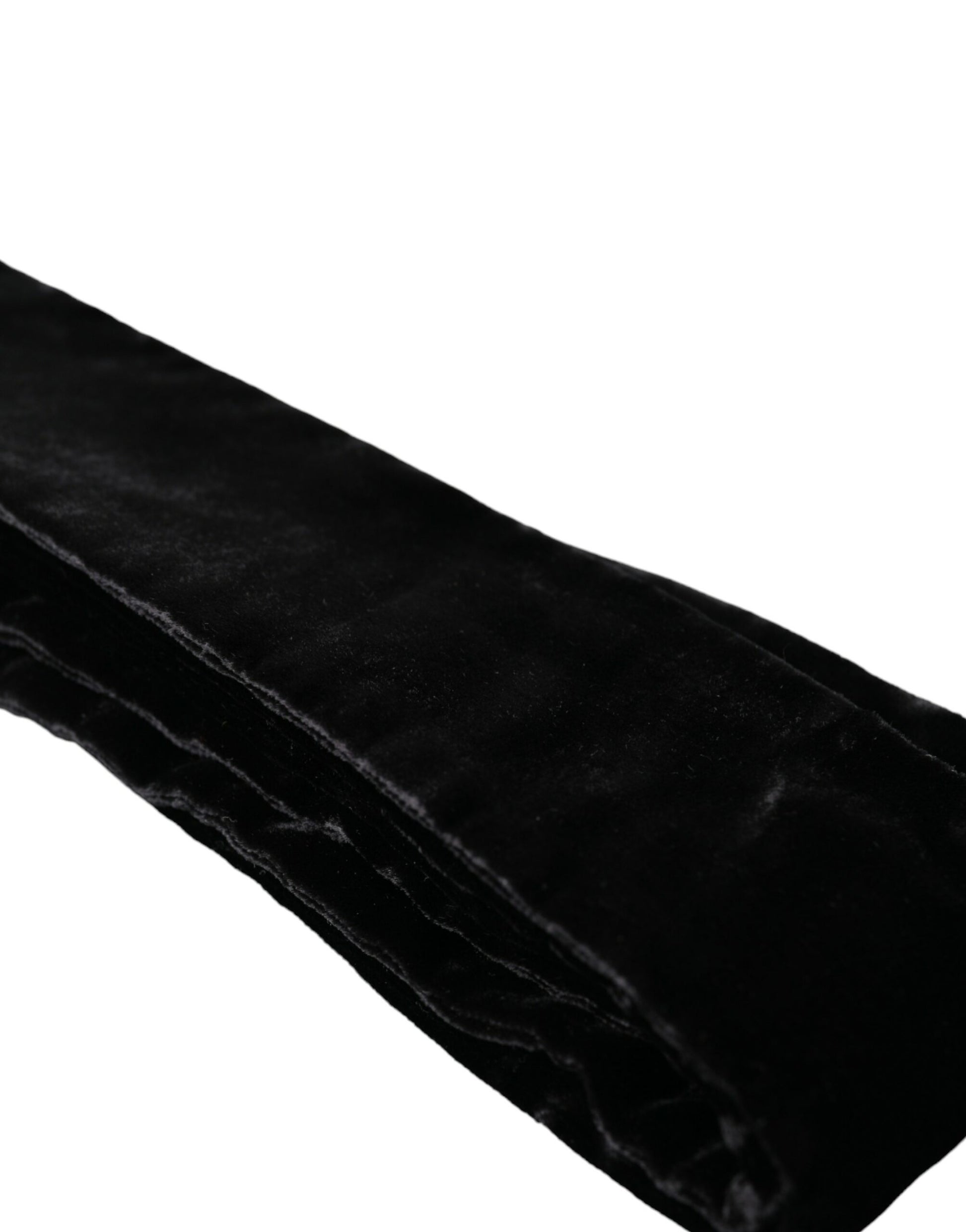 Schwarzer Viskose-Gürtel mit breiter Taille für Damen