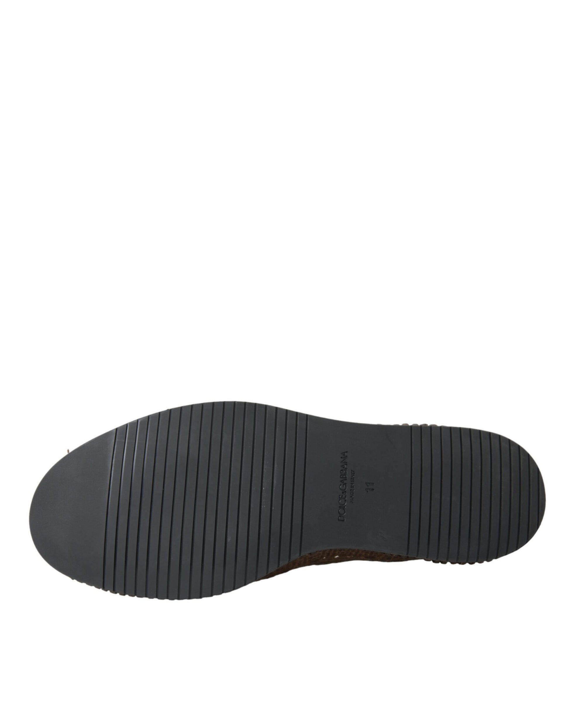 Braune Loafer aus gewebtem Leder, Freizeitschuhe