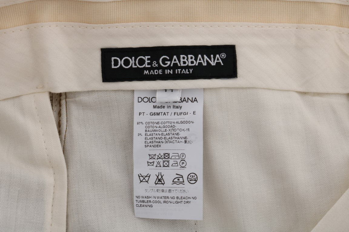 Braune Hose aus Stretch-Baumwolle