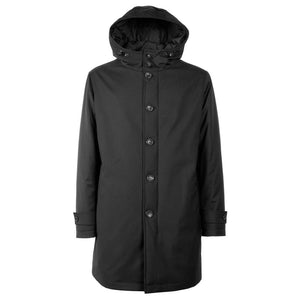 Schwarze Wolljacke für Herren